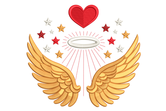 Angel Wings Heart: A Seasonal Embroidery Review