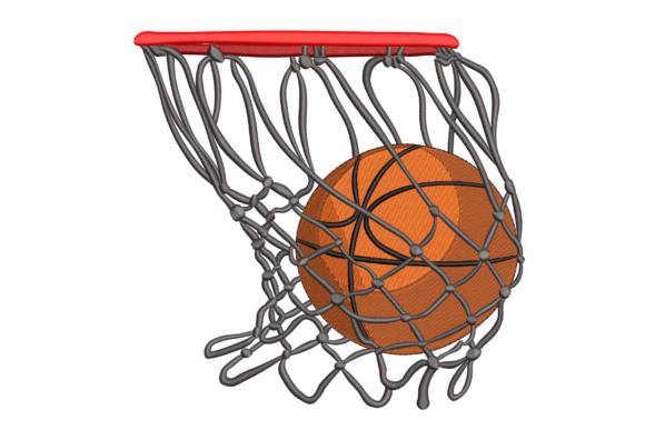 Basketball Hoop Embroidery Design Review for Merch