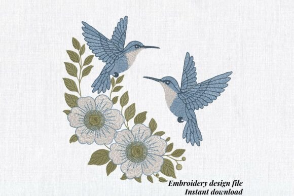 Blue Hummingbirds Flowers: A Designer's Review