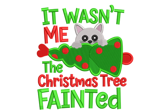 Cat Christmas Tree Fainted: A Sweet Holiday Embroidery Review