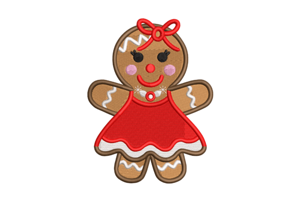 Cute Gingerbread Girl: A Sweet Christmas Embroidery Review