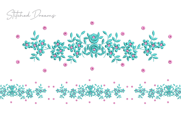 Embroidery Borders of Flowers: A Designer's Review