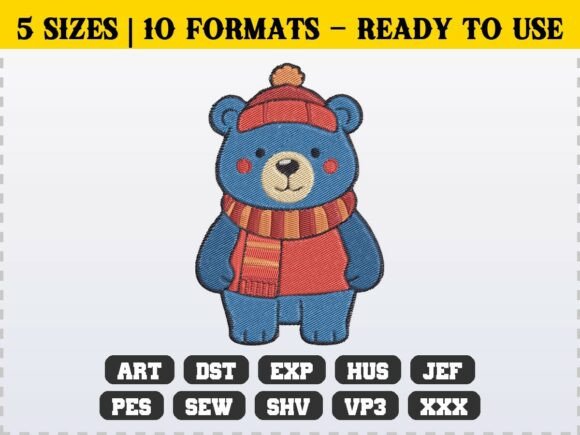 Kids Winter Bear Embroidery: A Cozy Holiday Review