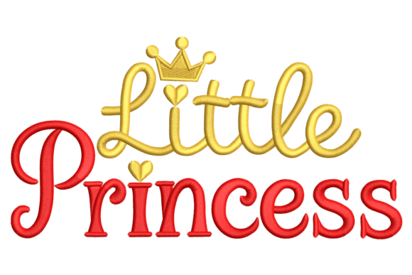 Little Princess: A Festive Embroidery Design for Holiday Gifts