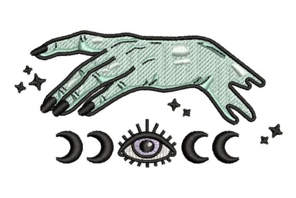 Mystical Hand & Moon Phases Embroidery Review
