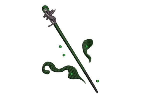 Review: Dark Magic Wand Embroidery Design