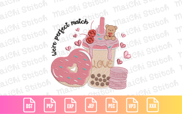 Valentine Boba Donut: A Designer's Review for Spring Projects