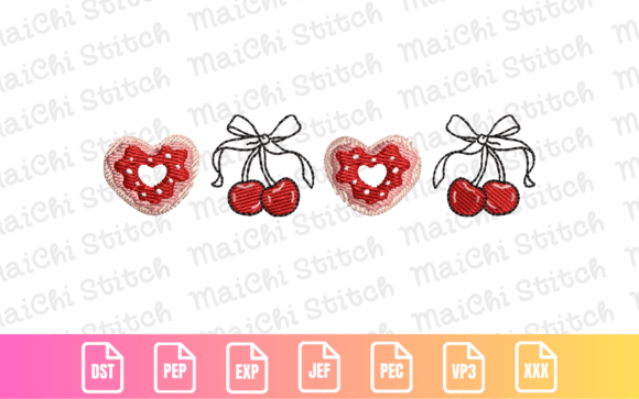 Valentine Heart Cookies Cherry Bow: A Designer's Review
